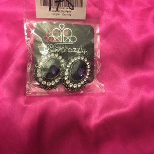 Purple earrings